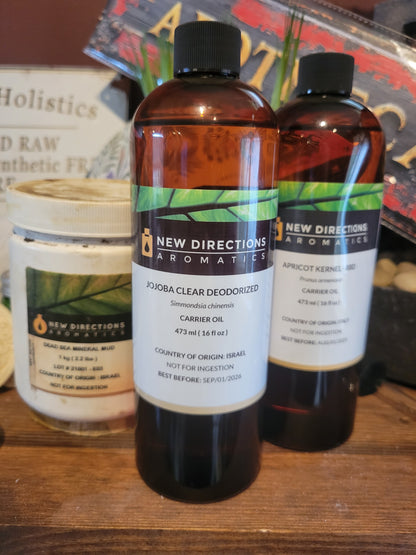 DEAD SEA MUD Infused MASK-Good for ALL Skin Conditions Raw Infused w Jojoba or Apricot Seed Oil, Essential Oils of Choice - Tartarian Treasures & Trinkets