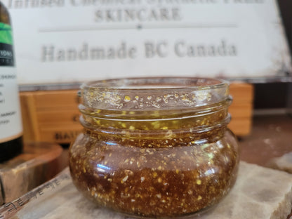 BROWN SUGAR & CORNMEAL SCRUB for Face & Body-Exfoliant for ALL Skin conditions - Tartarian Treasures & Trinkets